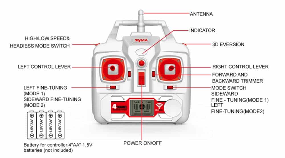 syma drone costco instructions