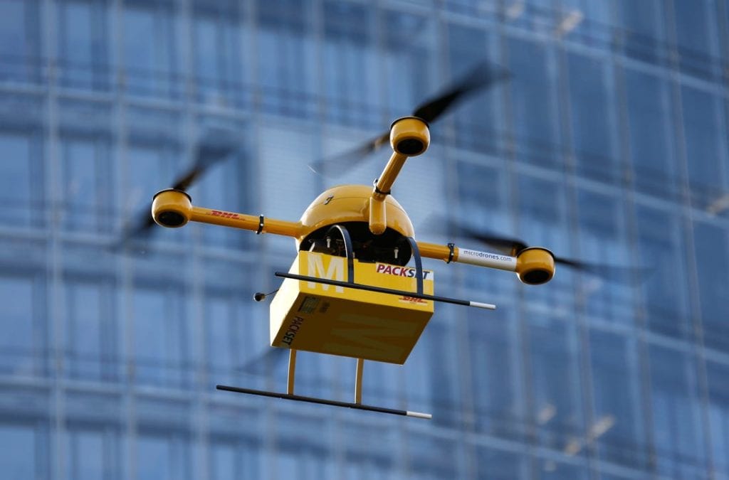 drones delivery dhl