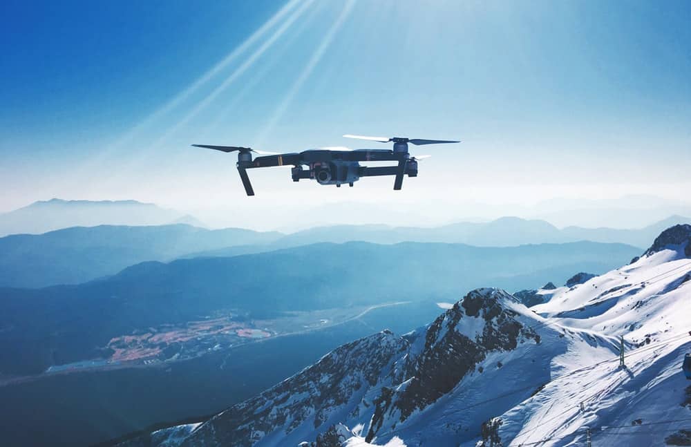 high altitude drone flight