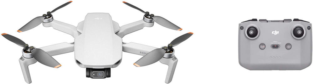 DJI Mini 2 drone with controller